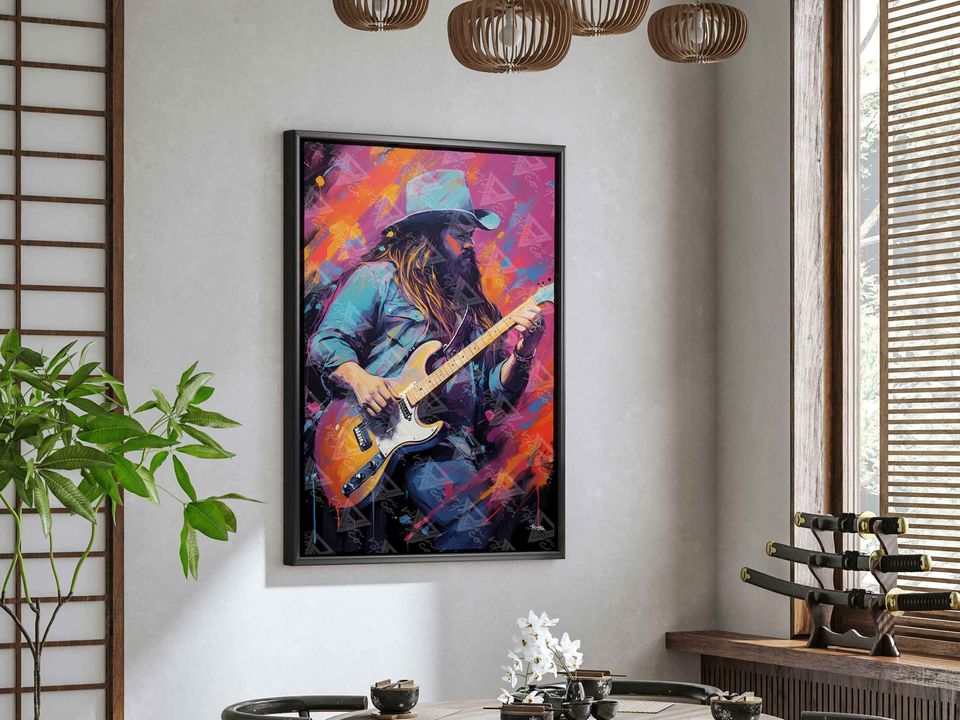 Chris Stapleton Poster, Home Decorf