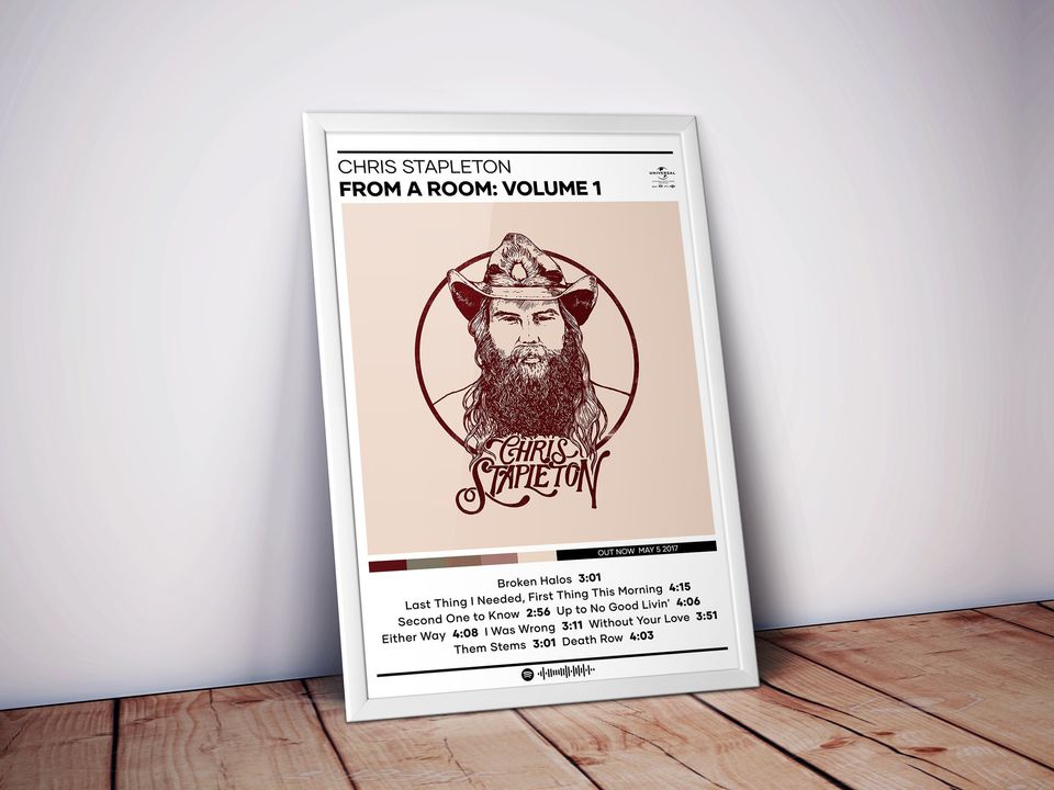 Chris Stapleton Poster, Home Decorf