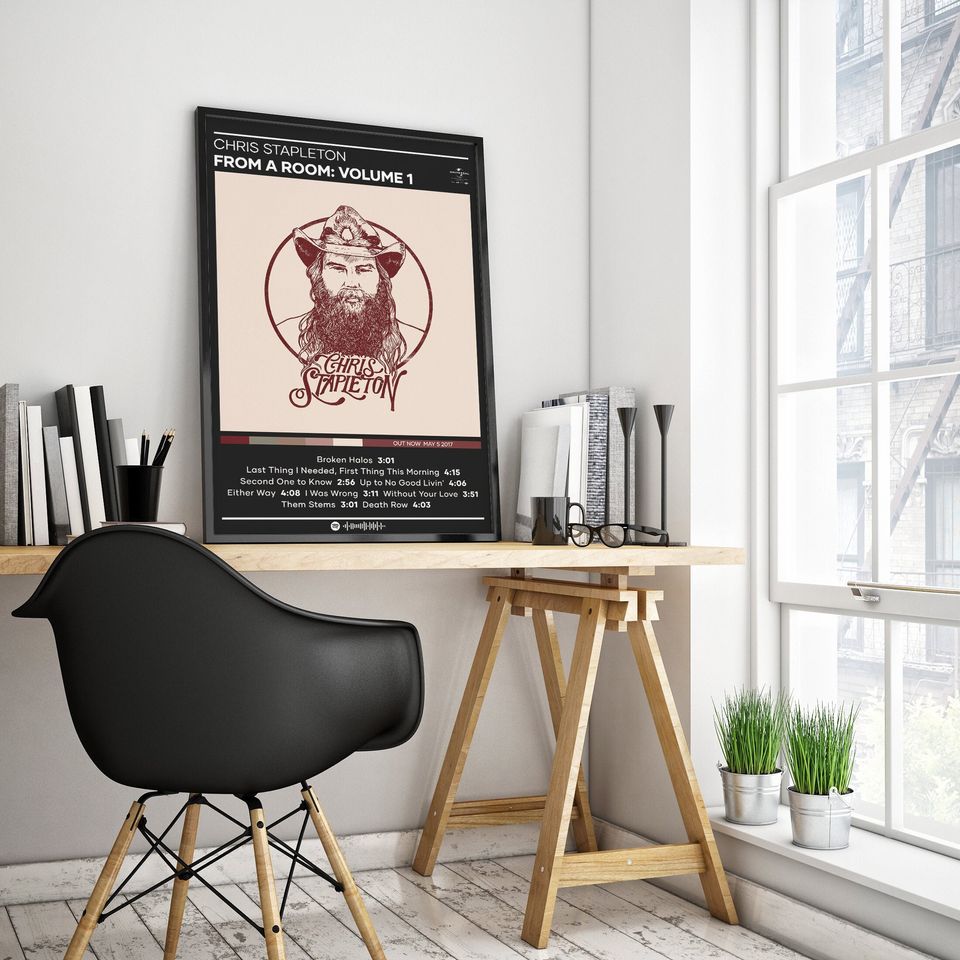 Chris Stapleton Poster, Home Decorf