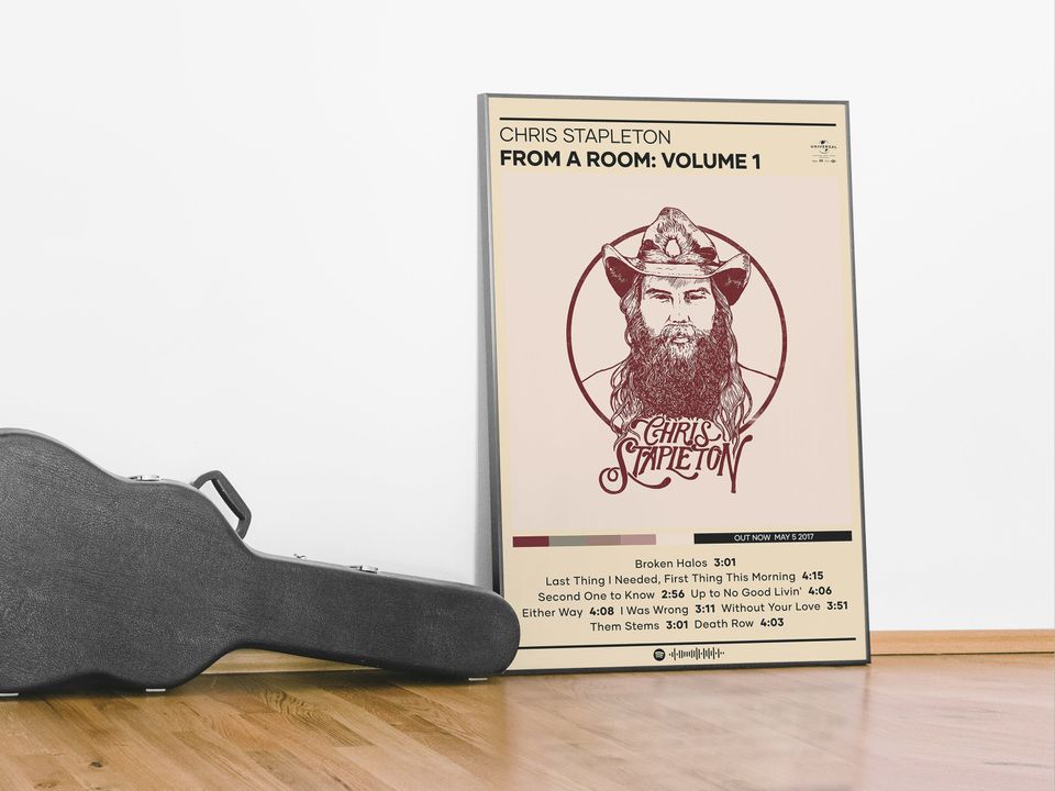 Chris Stapleton Poster, Home Decorf