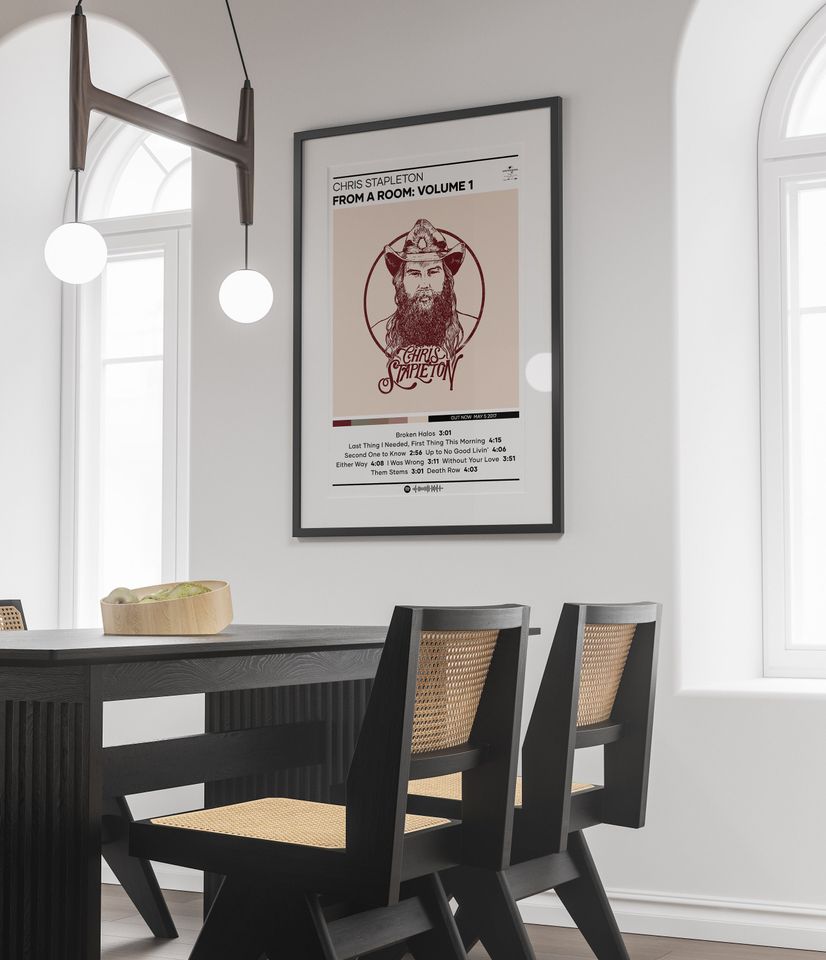 Chris Stapleton Poster, Home Decorf