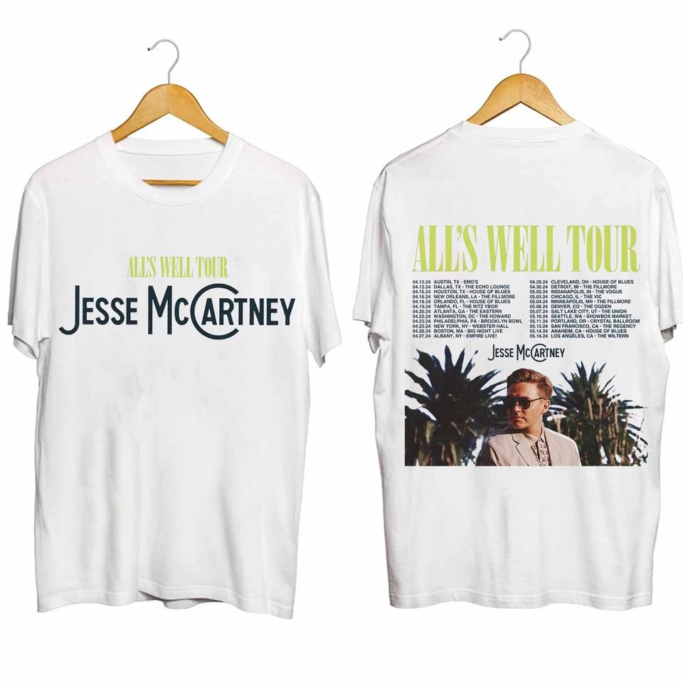 Jesse McCartney - All's Well Tour 2024 Shirt
