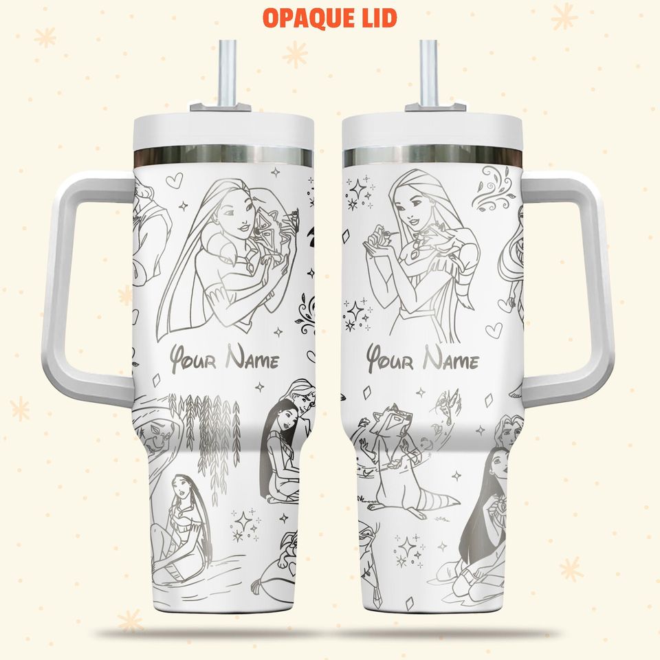 Custom Disney Pocahontas 40oz Tumbler