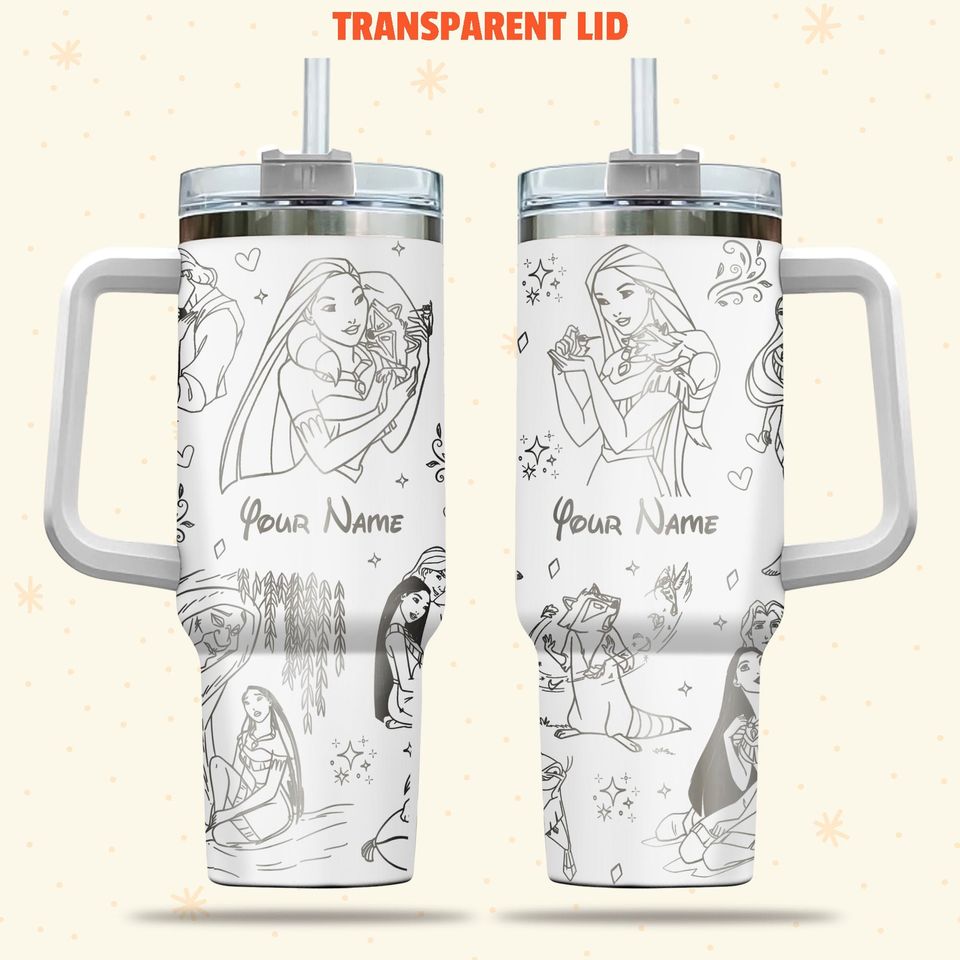 Custom Disney Pocahontas 40oz Tumbler
