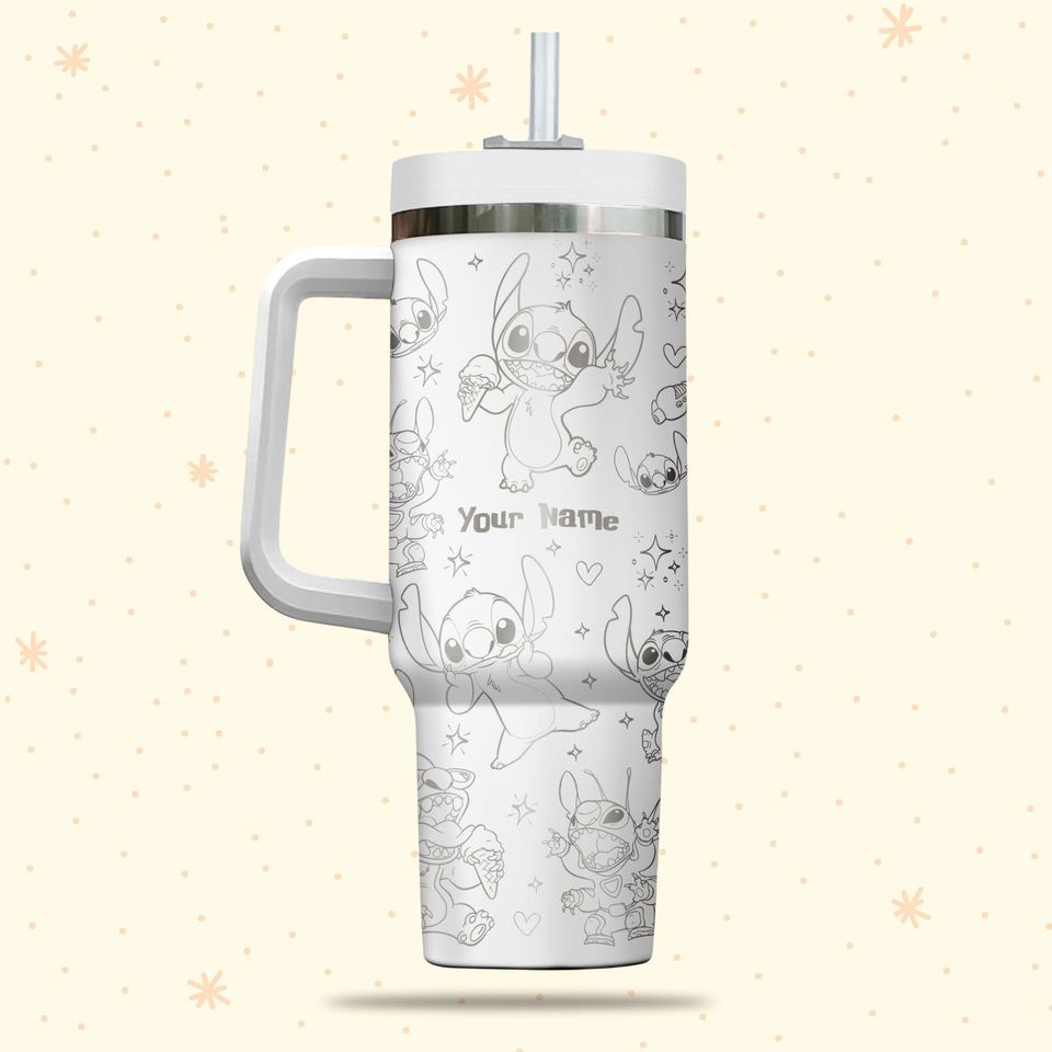 Custom Disney Lilo and Stitch Stitch 626 Tumbler