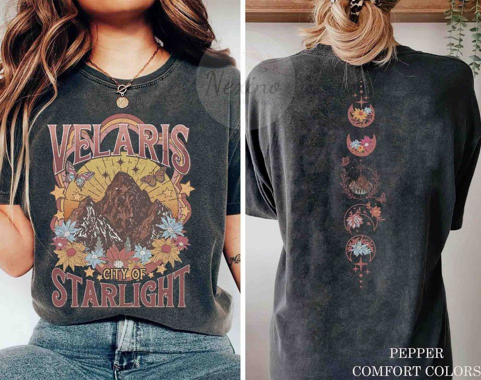 Velaris City Of Starlight ACOTAR Two-Sided Tee