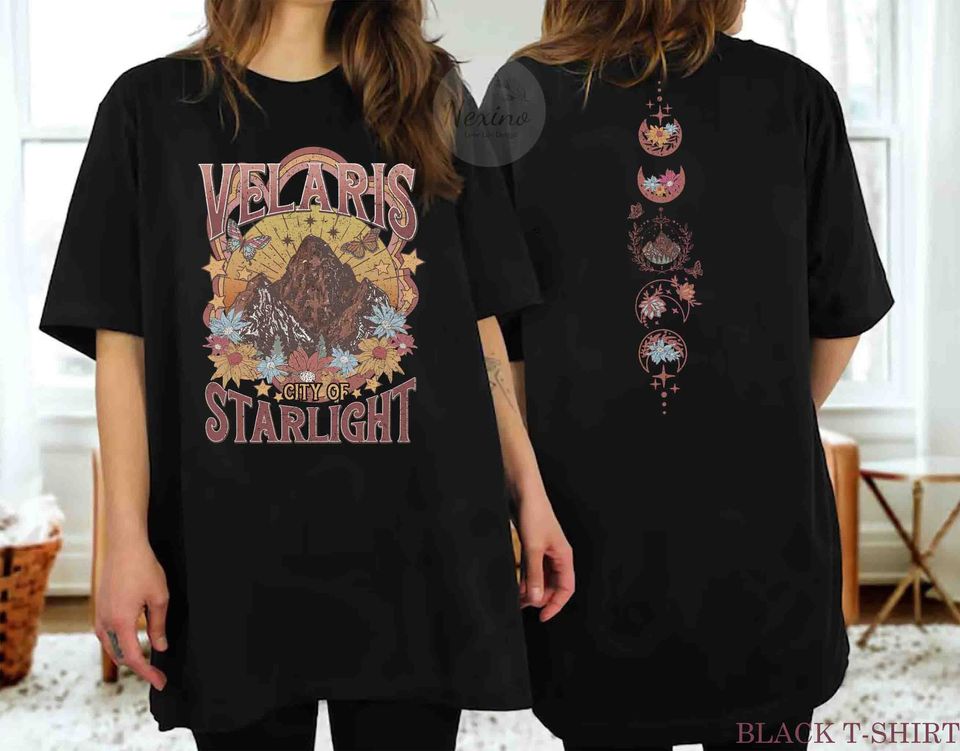 Velaris City Of Starlight ACOTAR Two-Sided Tee