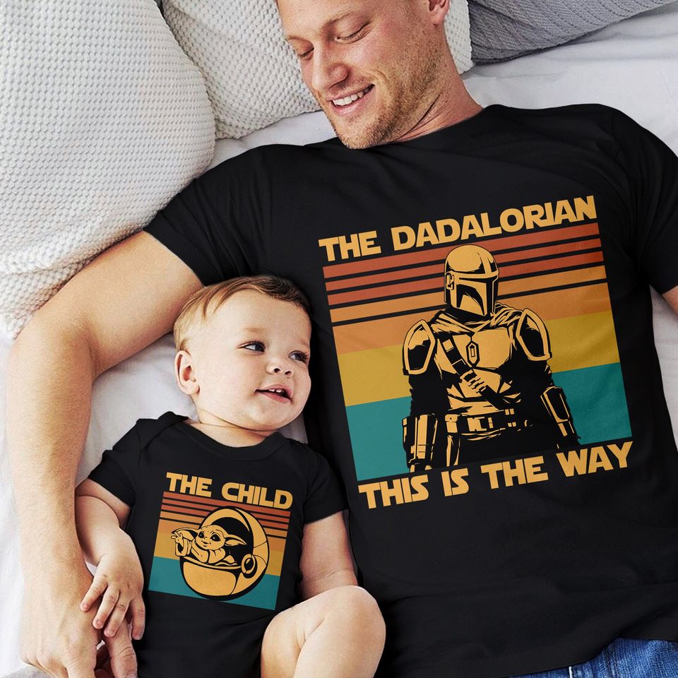 Dadalorian And The Child Matching Set, First Father's Day Gift