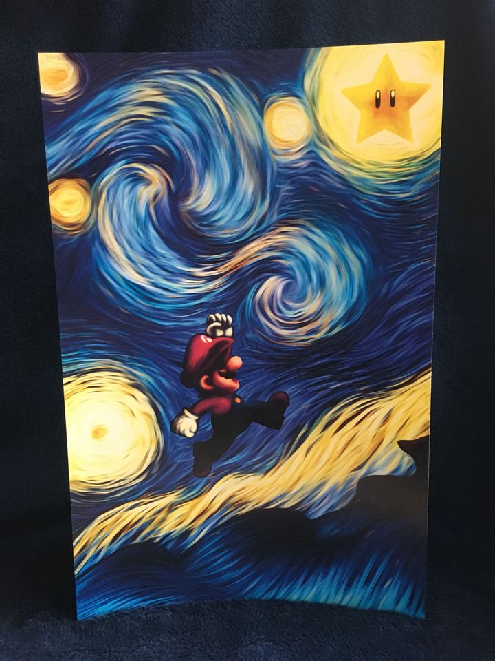 Super Mario Game Room Wall Decor, Gamer Gift