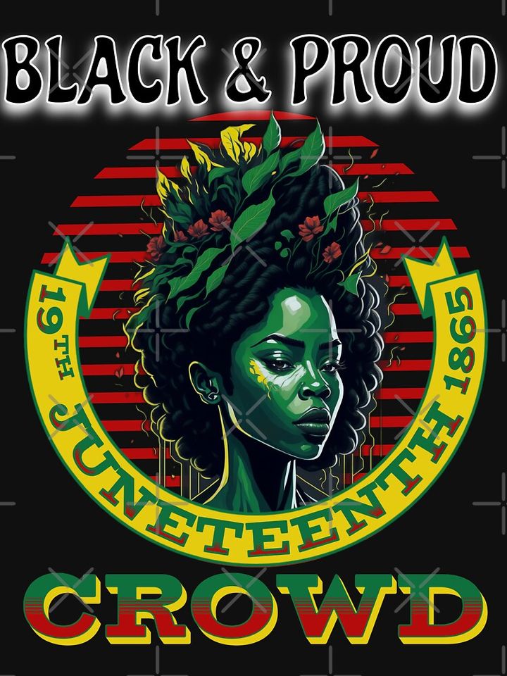 Black and Proud, Juneteenth Crowd - Juenteenth Hoodie