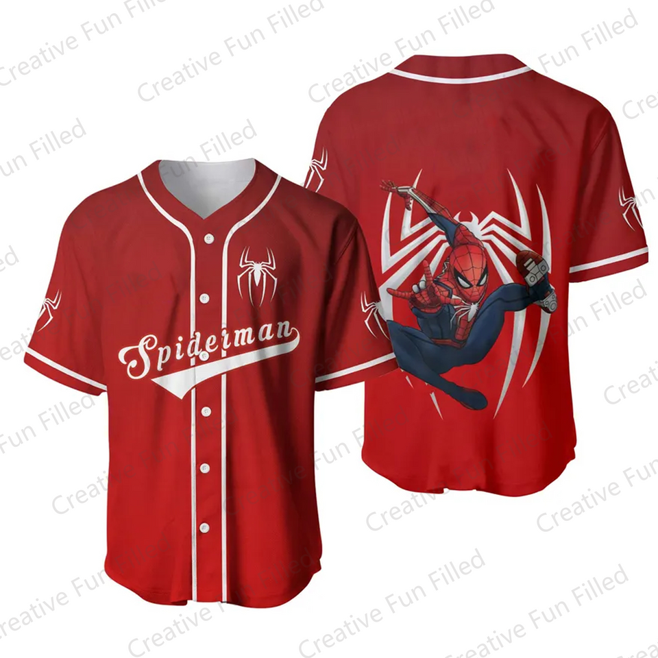 Spider-Man Baseball Jersey