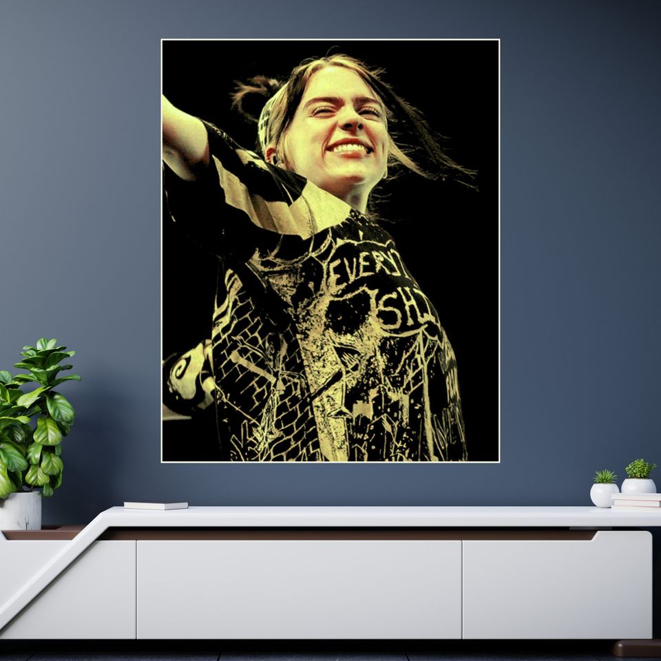 Happier Than Ever Poster, Billie Eilish, Hit Me Hard And Soft Poster