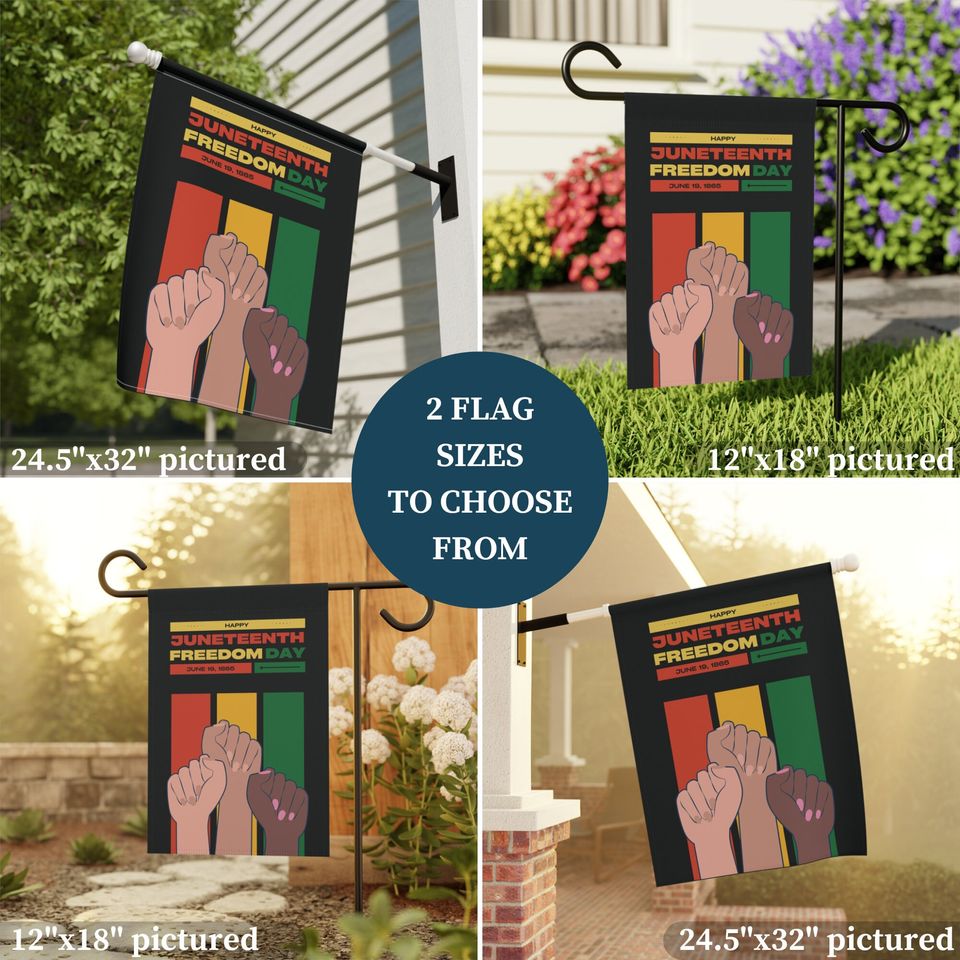 =Juneteenth Flag, Juneteenth Decor, Juneteenth Gift, Black Independence Day Flag, African American Home Decor