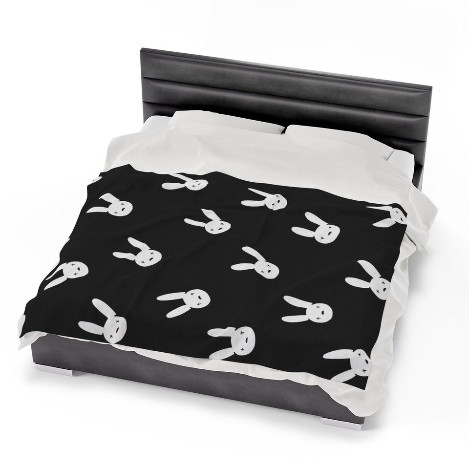 Bad Bunny throw blanket, Bad Bunny Merch
