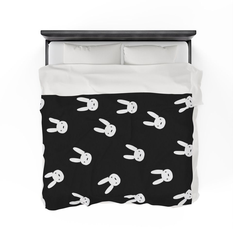 Bad Bunny throw blanket, Bad Bunny Merch