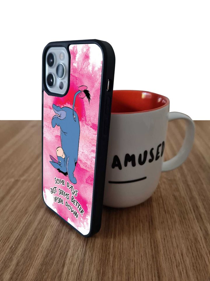 Eeyore Some Days Just Seems Better Upside Down Quote iPhone Cases