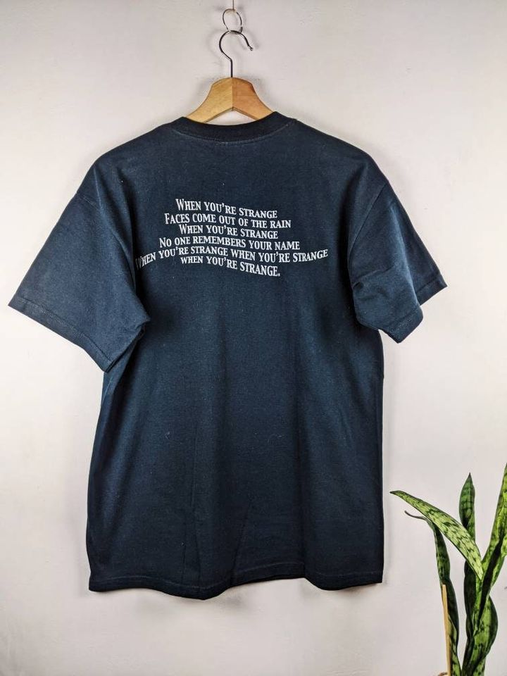 Vintage The Doors Jim Morrison Merch T-shirt Double Side