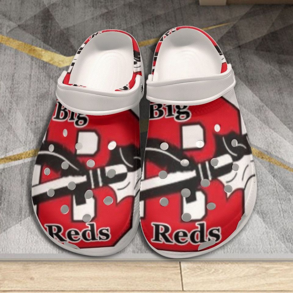Bellaire Big Reds Logo Unisex Clogs