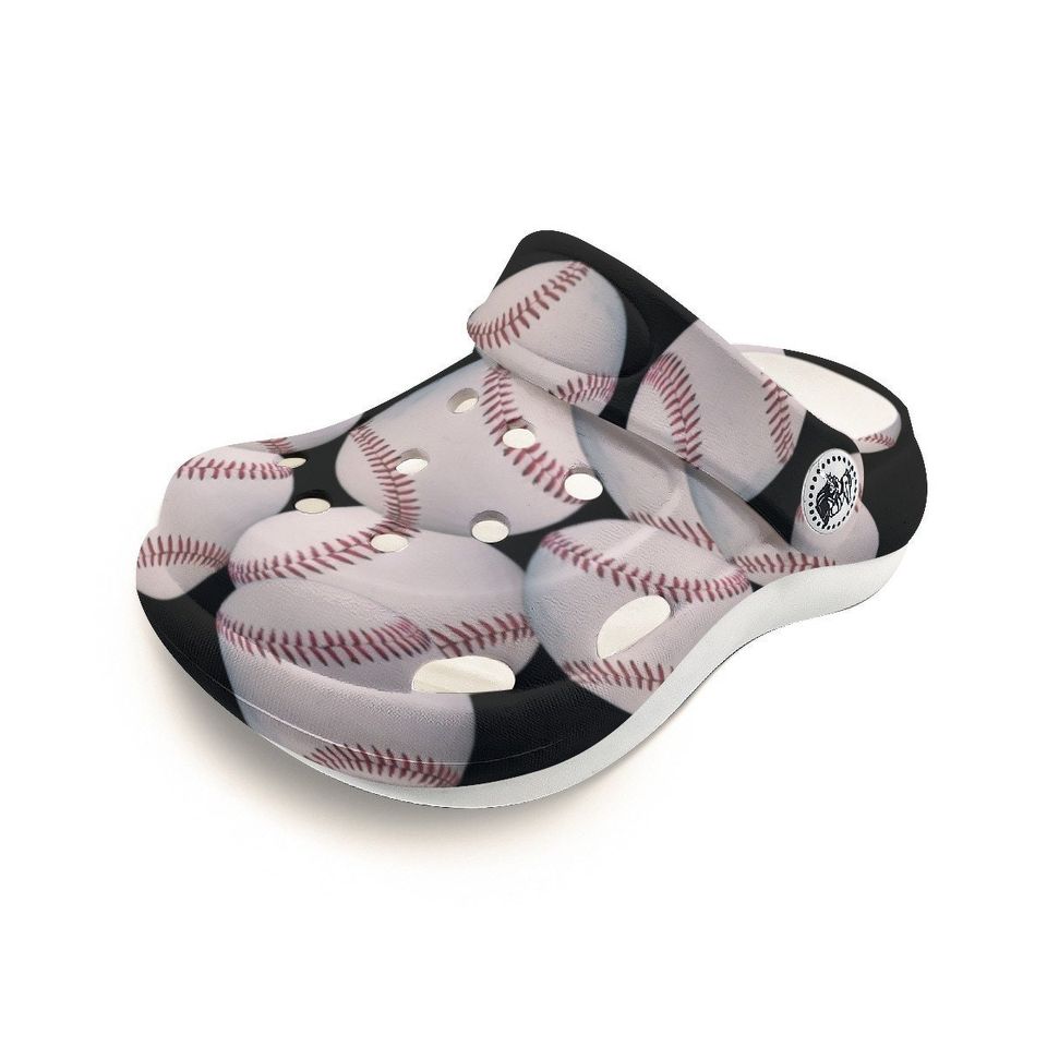 Baseball All Over Print Classic Clogs