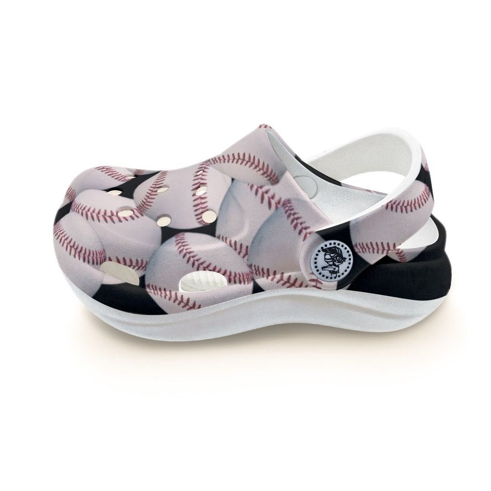 Baseball All Over Print Classic Clogs