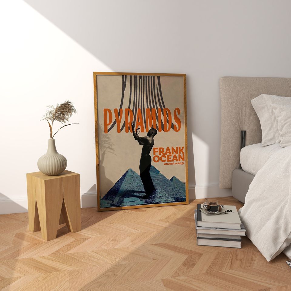 Frank Ocean Poster | Frank Ocean | Pyramids | Trendy Poster | Music Print | Blond