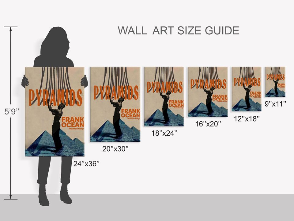 Frank Ocean Poster | Frank Ocean | Pyramids | Trendy Poster | Music Print | Blond