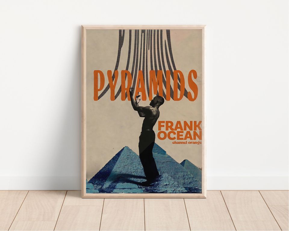 Frank Ocean Poster | Frank Ocean | Pyramids | Trendy Poster | Music Print | Blond