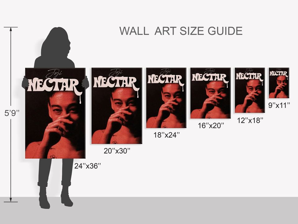 Nectar Poster | Joji Album Art | Ballads 1 | Smithereens | Nectar | Joji Wall Art