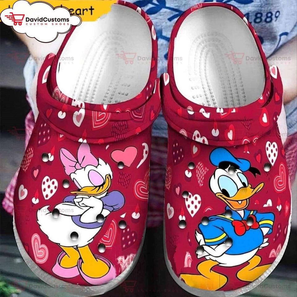 Donald and Daisy Duck Summer Disney Clogs, Disney Sandal Clogs