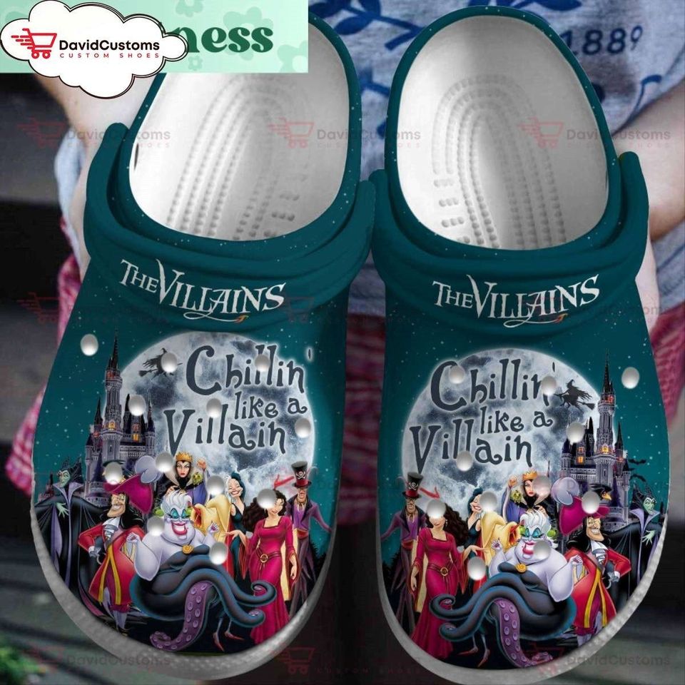 Disney Villain Women Clogs Evil Queen Ursula Inspired Clogs, Disney Clogs