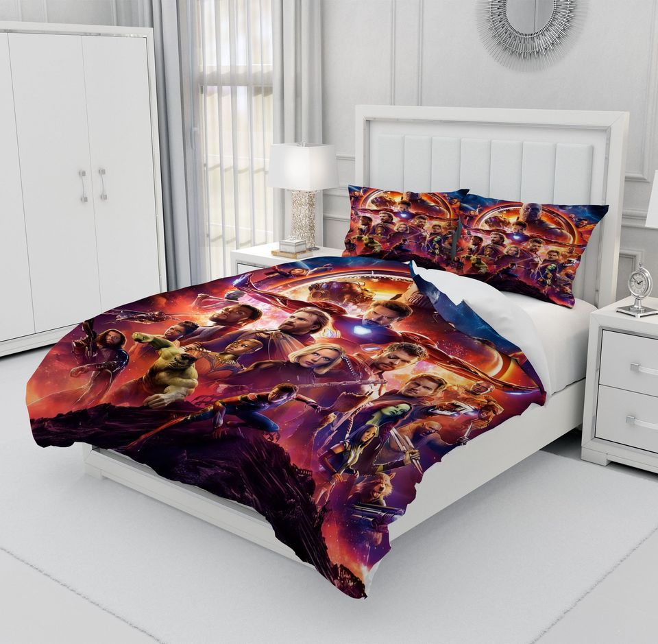 Marvel Bedding Set, Bedroom Decoration, Creative Gifts