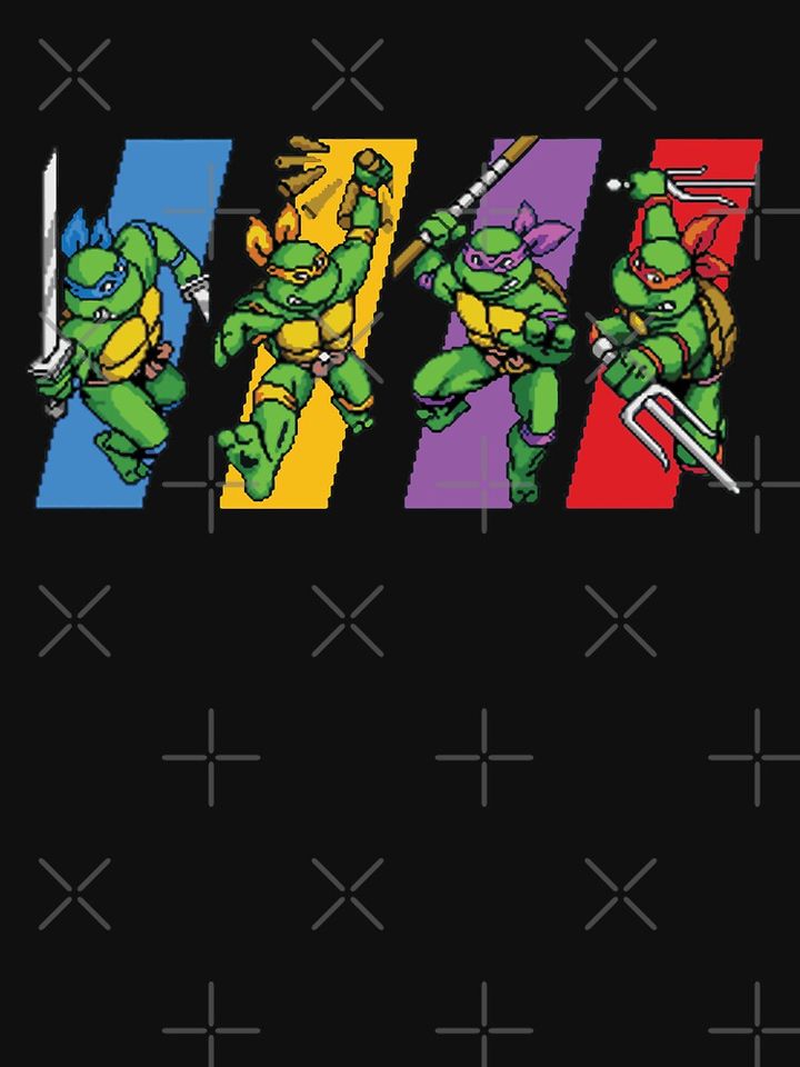 TMNT Character Select Classic T-Shirt