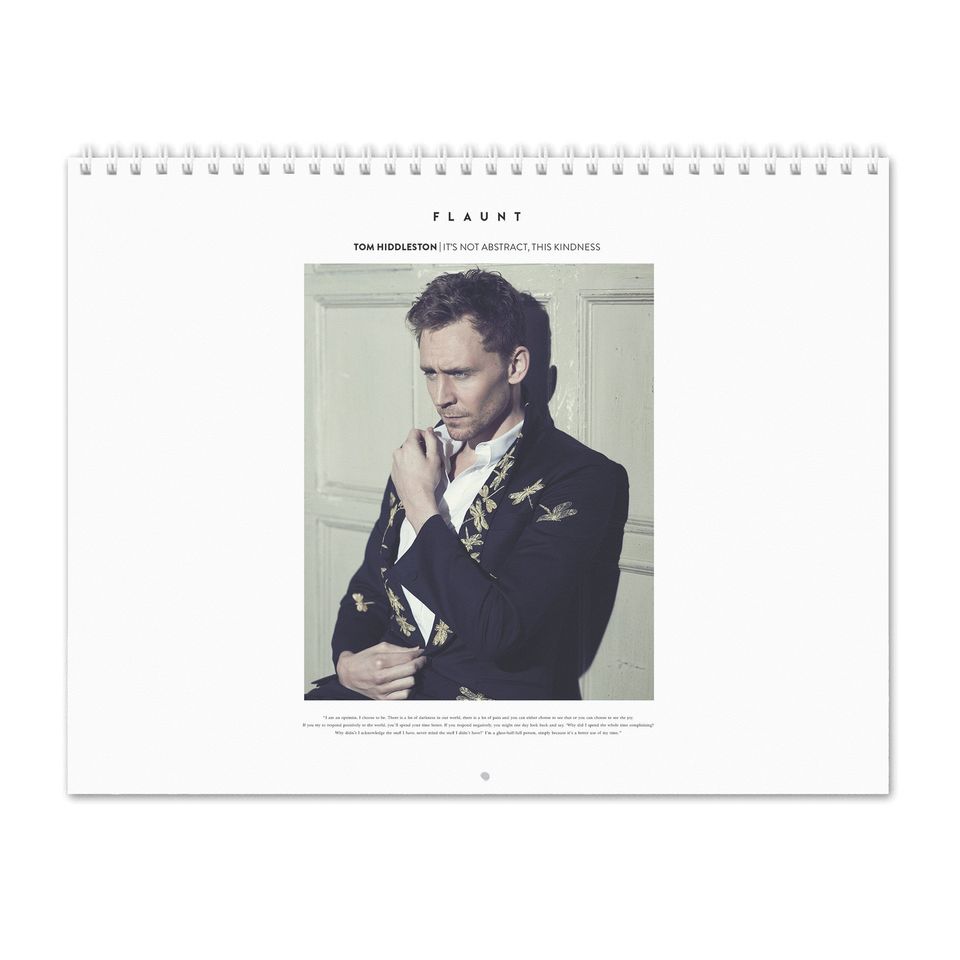 Tom Hiddleston Vol.1 - 2024 Wall Calendar