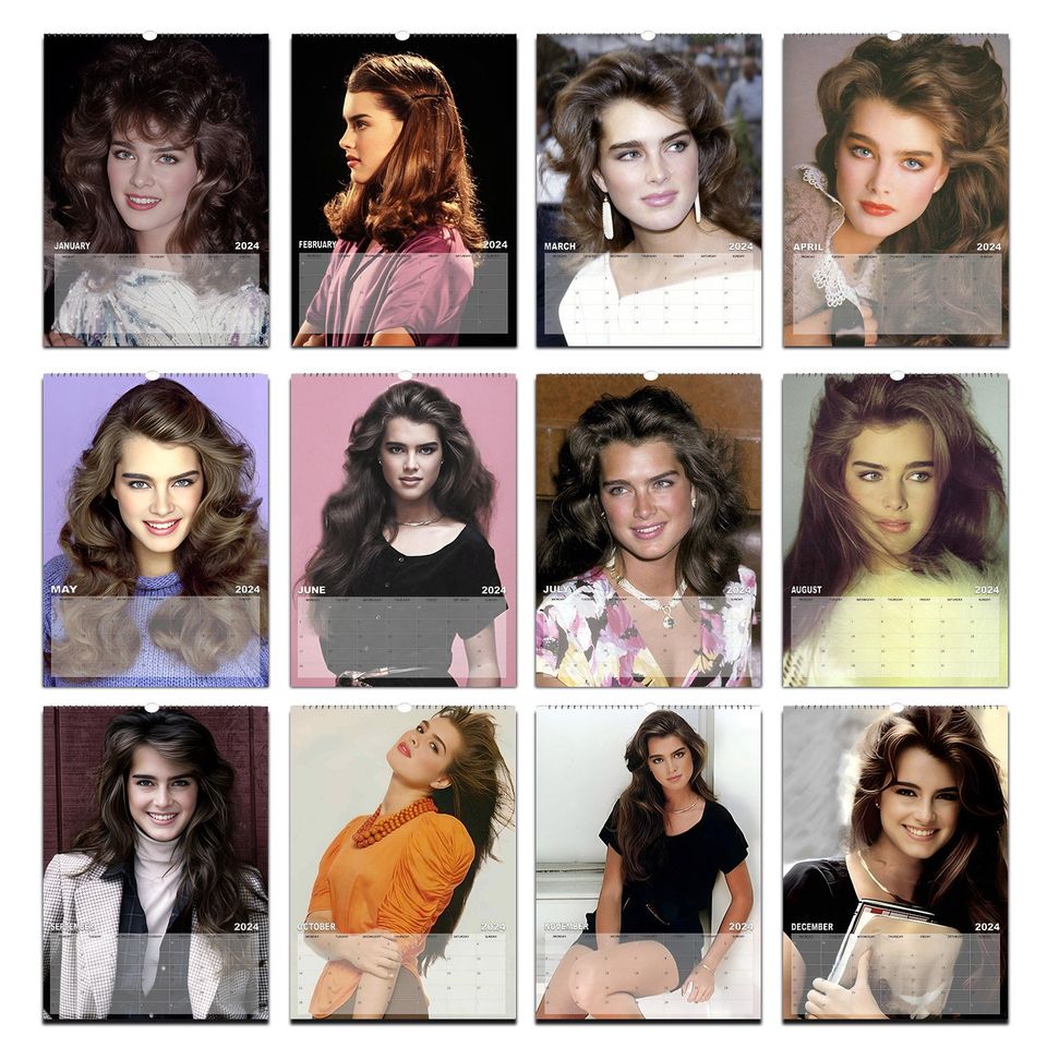 Brooke Shields 2024 Wall calendar