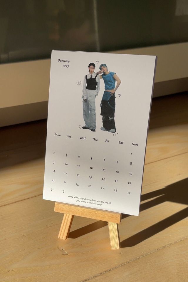 Stray Kids Calendar | 2024 Stray Kids Calendar | Cute Stray kids Calendar | Kpop Calendar