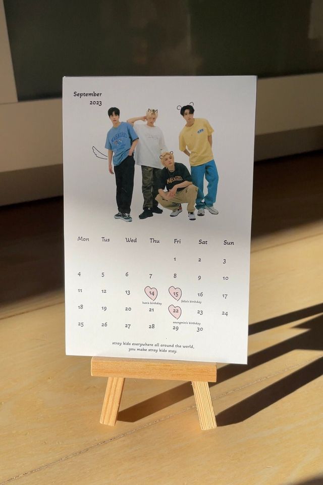 Stray Kids Calendar | 2024 Stray Kids Calendar | Cute Stray kids Calendar | Kpop Calendar