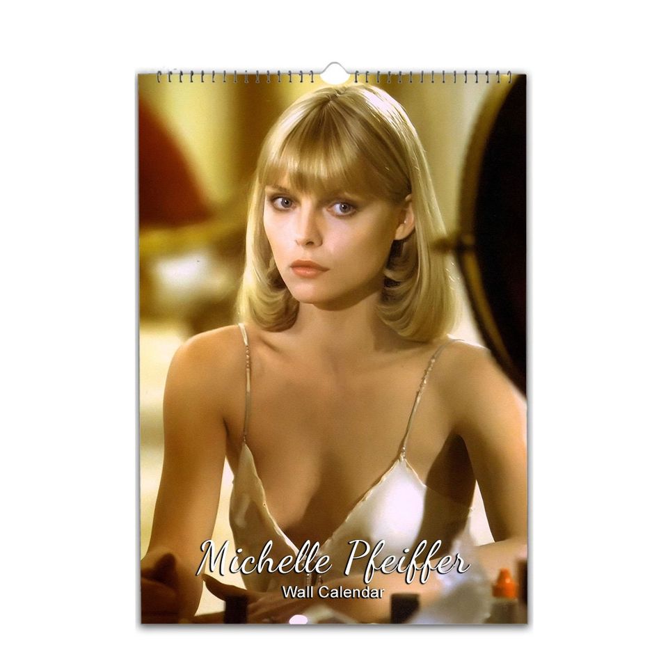 80s beautiful Michelle Pfeiffer 2024 Wall calendar