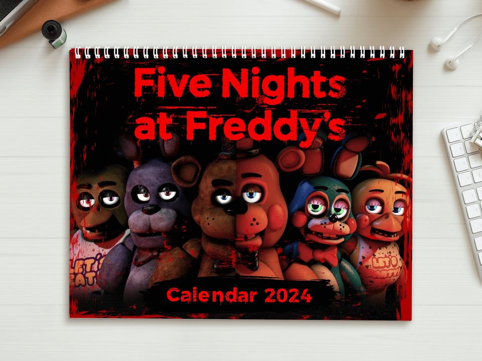 Calendars 2024 Five Planner Aesthetic Nights, Wall Decoration