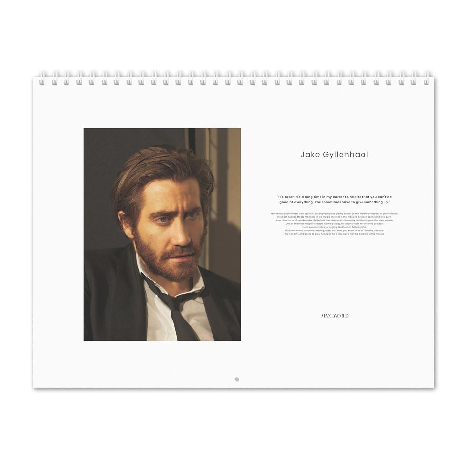 Jake Gyllenhaal Vol.2 - 2024 Wall Calendar