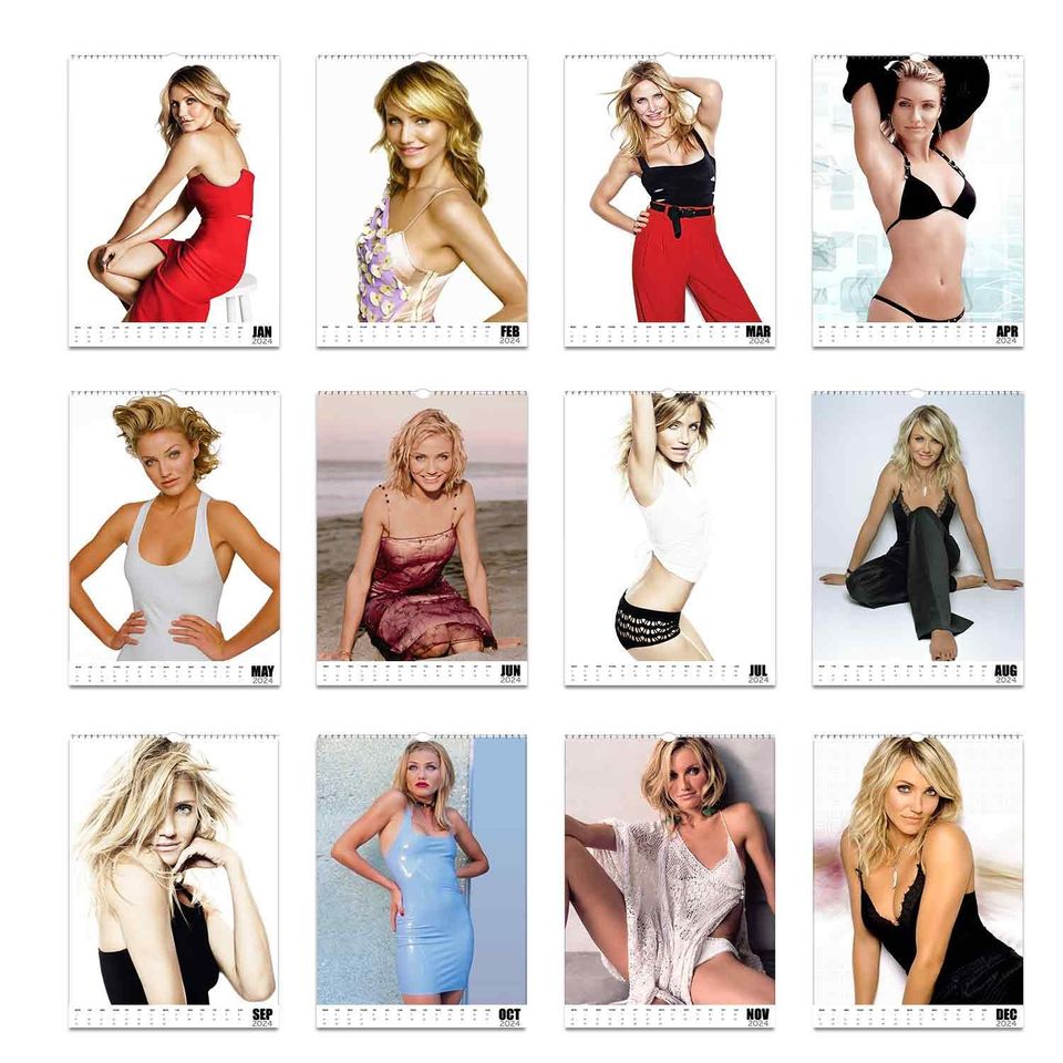 Sexy Cameron diaz 2024 Calendar