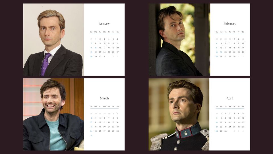 David Tennant 2024 Calendar