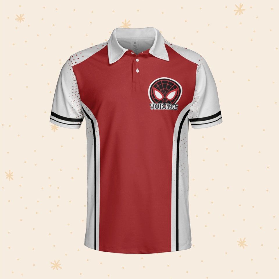 Custom Disney Spiderman Miles Morales Polo Shirt