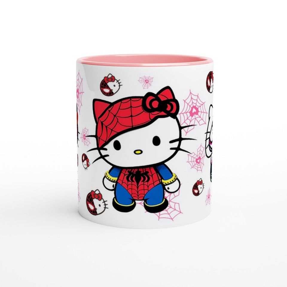 Valentine's Day Spider Gwen kitty, Spider Hello Kitty Coffee Mug