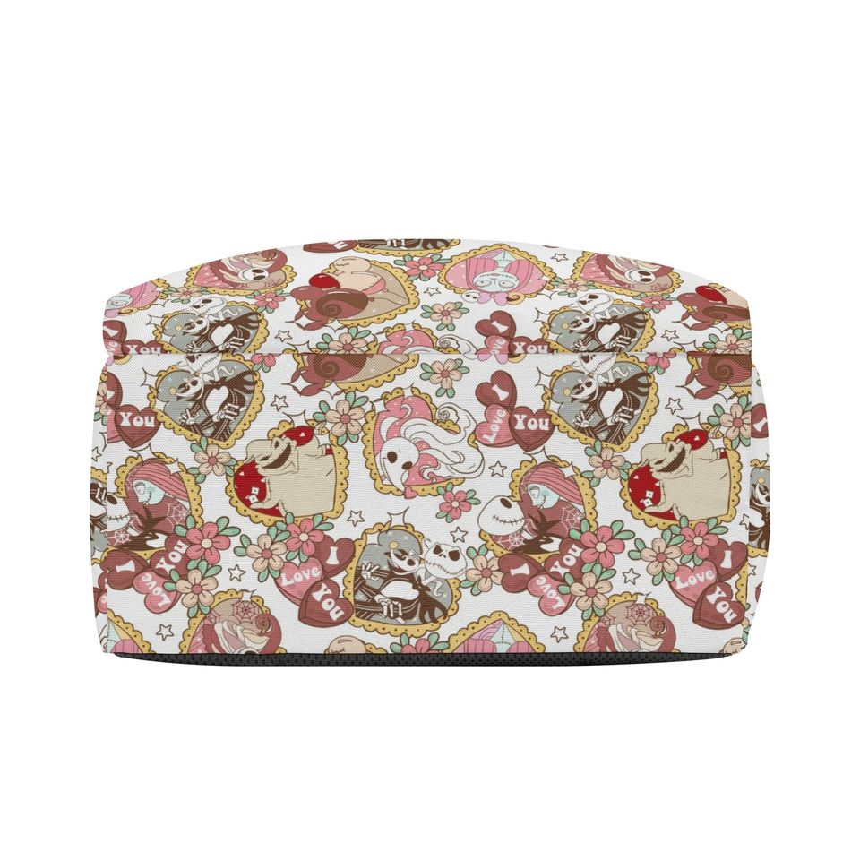 Jack And Sally Nightmare Couple School Backpack