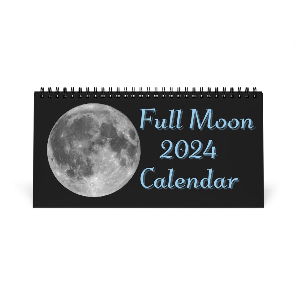 Full Moon 2024 Desk Calendar