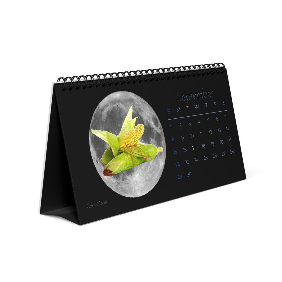 Full Moon 2024 Desk Calendar