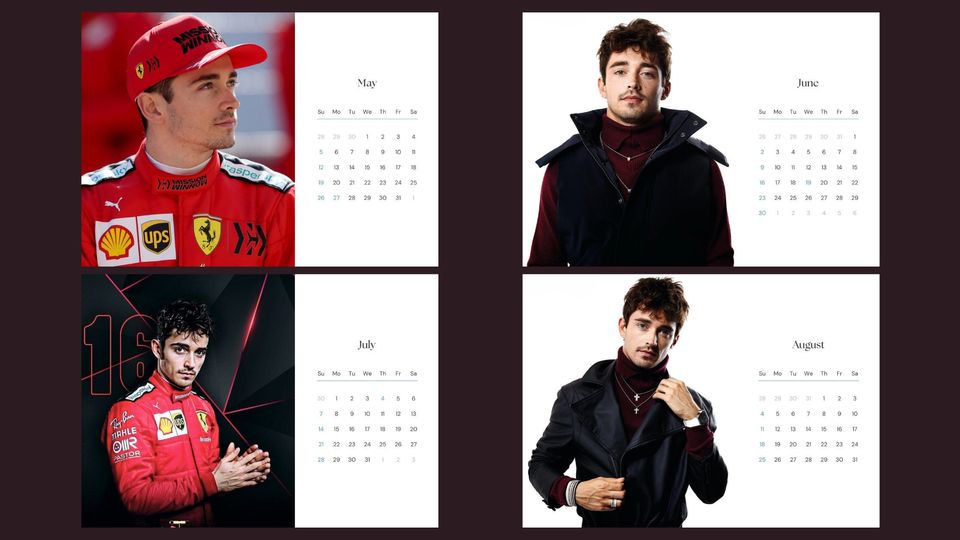 Charles Leclerc 2024 Calendar
