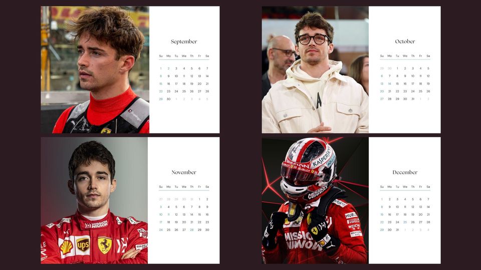 Charles Leclerc 2024 Calendar