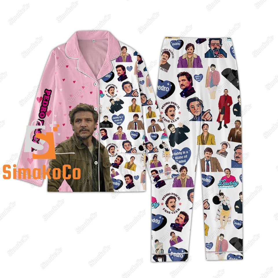 Pedro Pascal Pajamas Set, Pedro Pascal Shirt, Pedro Pascal Movie Pajamas