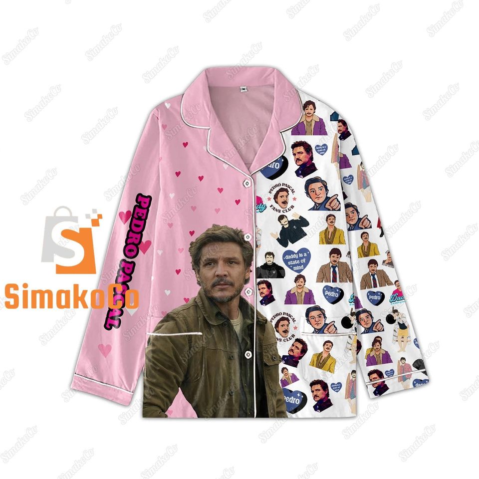Pedro Pascal Pajamas Set, Pedro Pascal Shirt, Pedro Pascal Movie Pajamas
